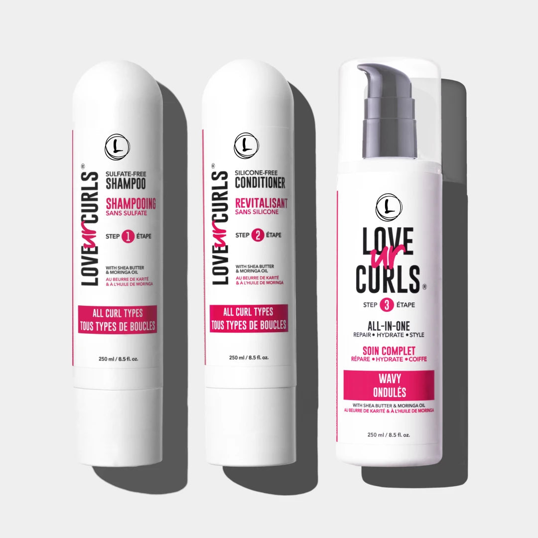 wavy styler 3 step system love ur curls