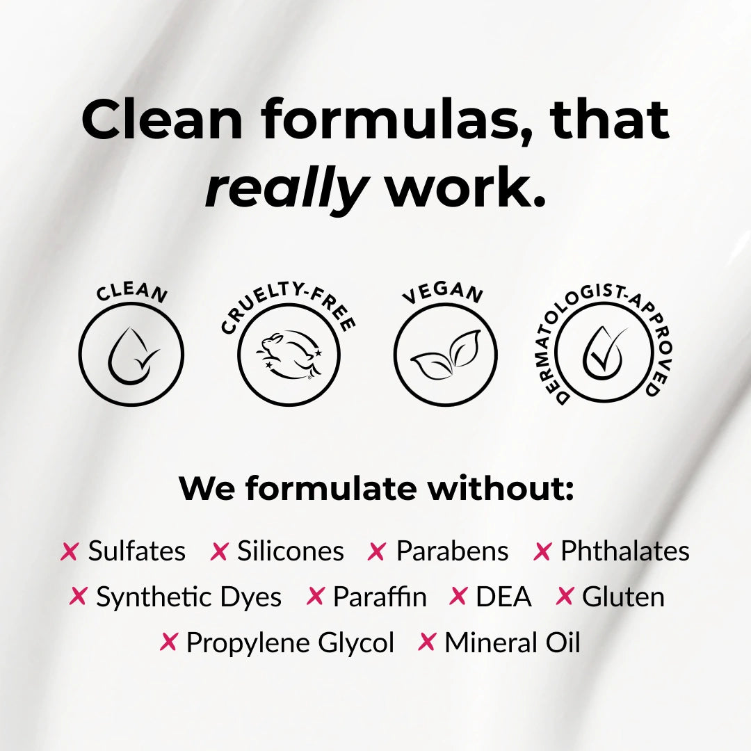 free from and clean formulas to work with 3 step system wavy fragrance free