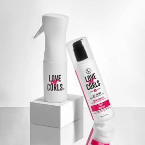 infinity spray bottle with all in one love ur curls styler