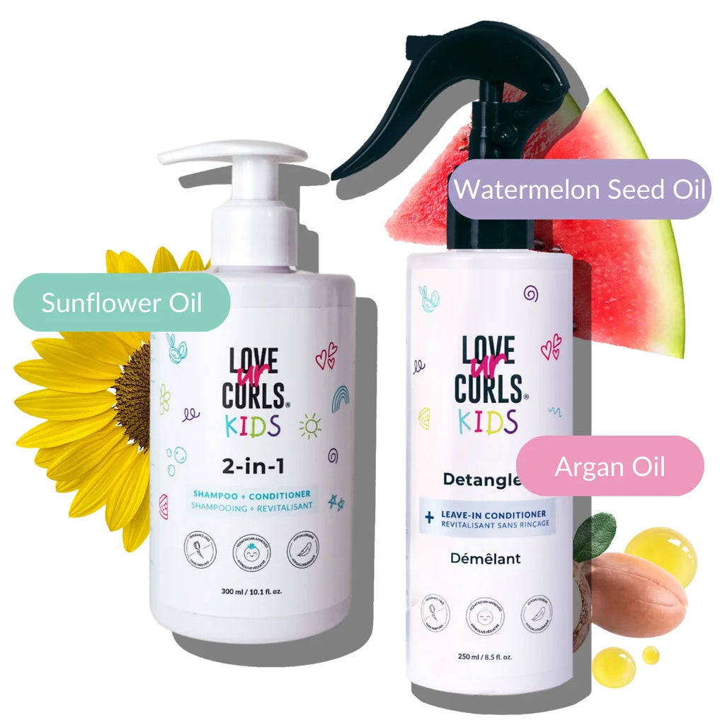 Lil' Curls Wash n' Detangle Kit